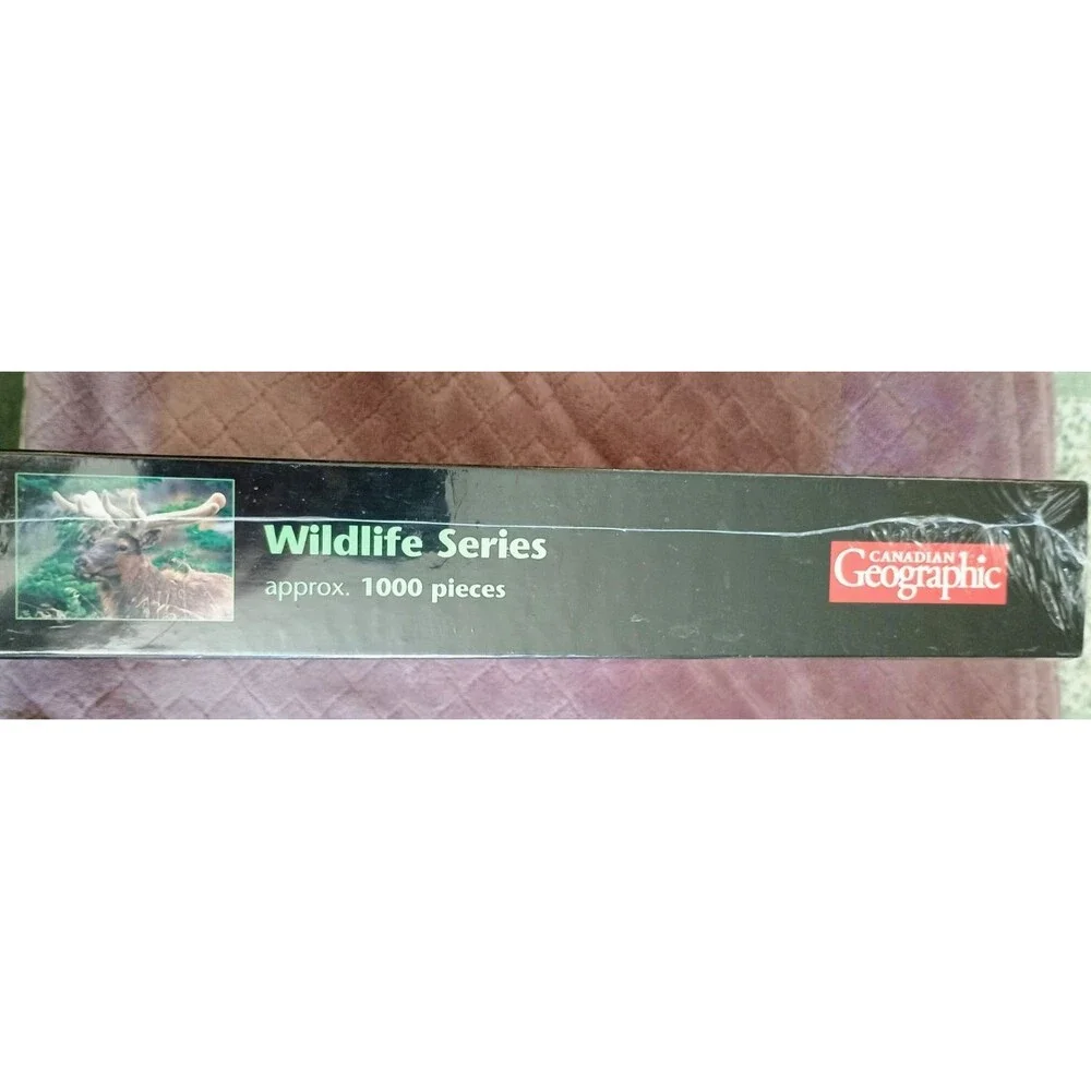 Canadian Geographic Wildlife Series Puzzle Moose 1000 Piece Jigsaw Puzzle Sealed